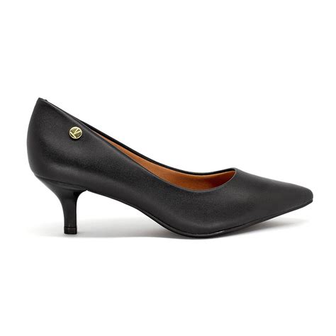 Scarpin Feminino Casual Vizzano Salto Baixo.